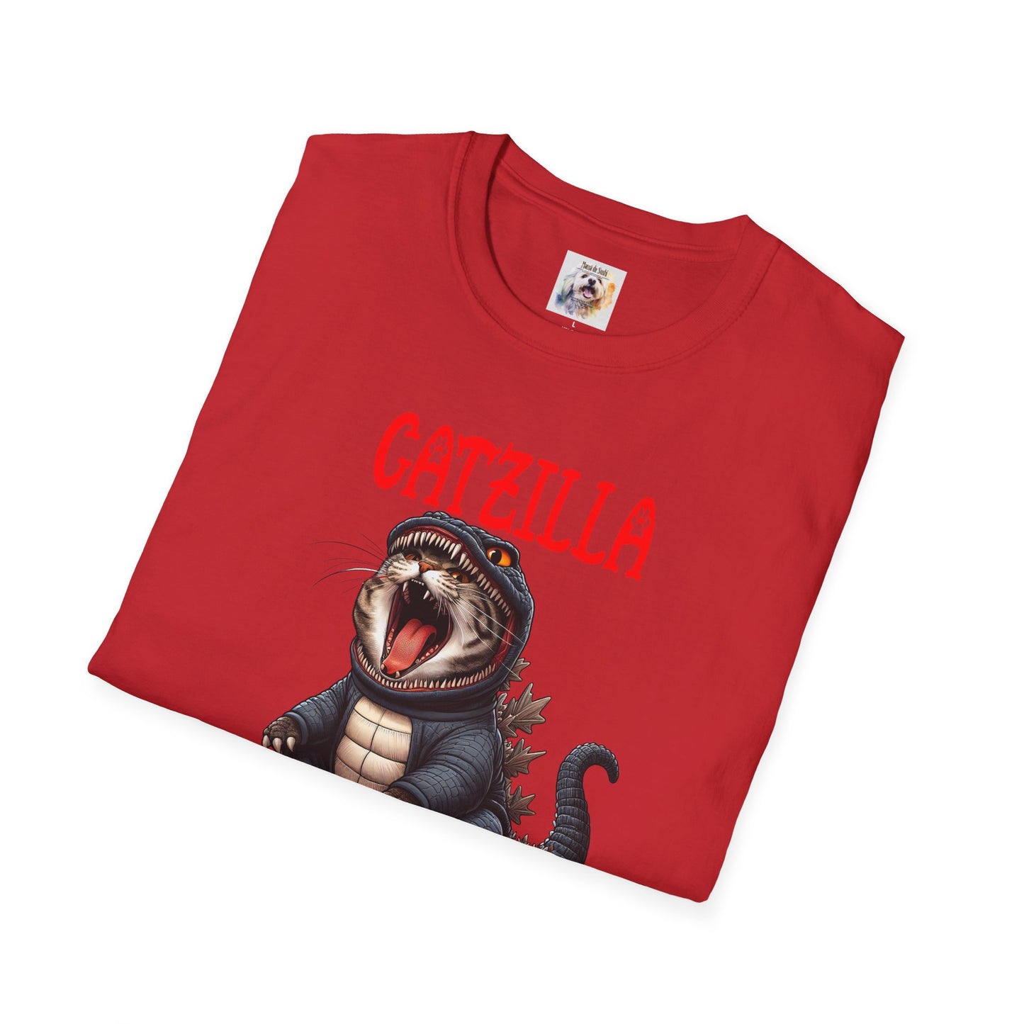 CatZilla - Cat - Kitty - MamaDeSushi - Unisex Softstyle T-Shirt