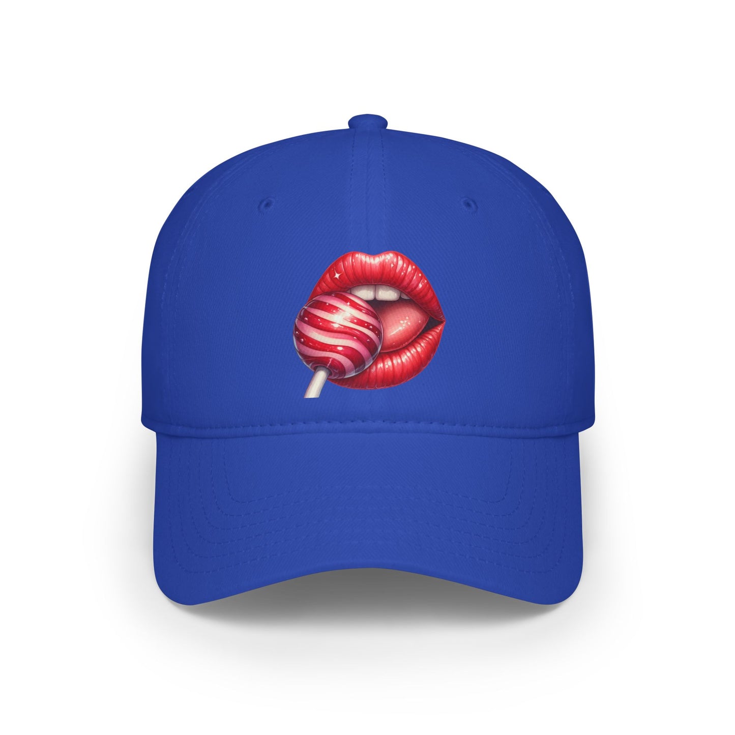 Red Lips Lollipop - Low Profile Baseball Cap