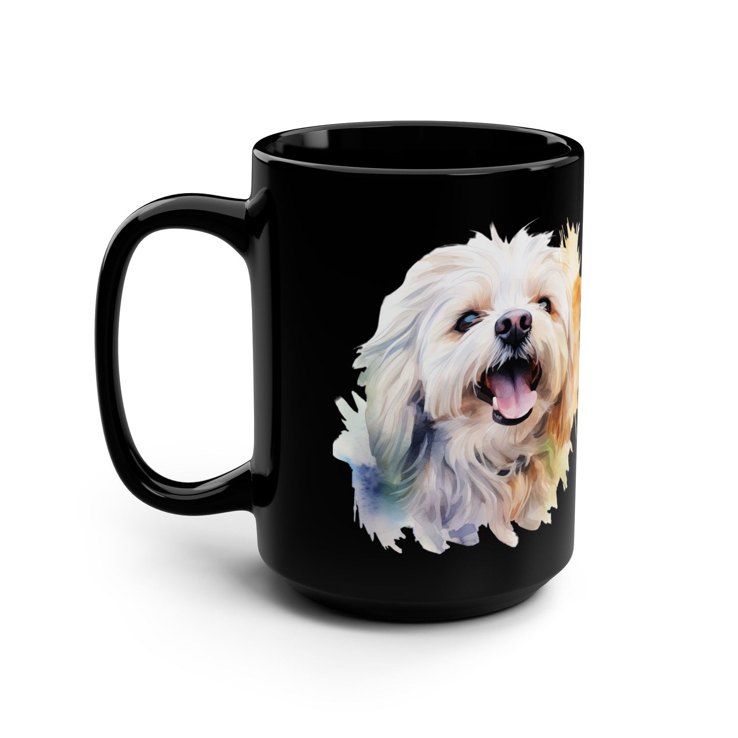 Sushi Happy - MamaDeSushi - Black Mug, 15oz