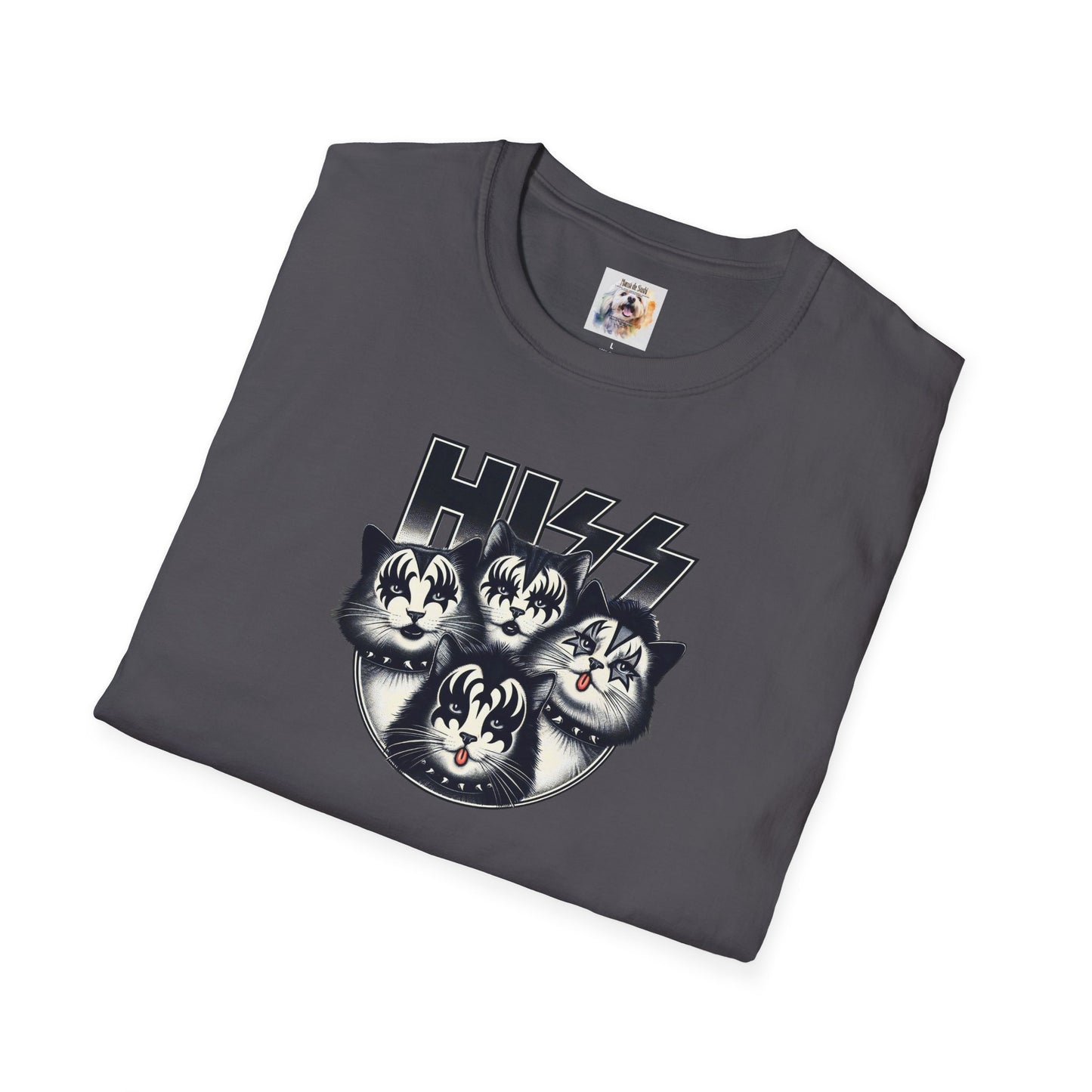 HIZZ - Cat - Kitty - MamaDeSushi - Unisex Softstyle T-Shirt