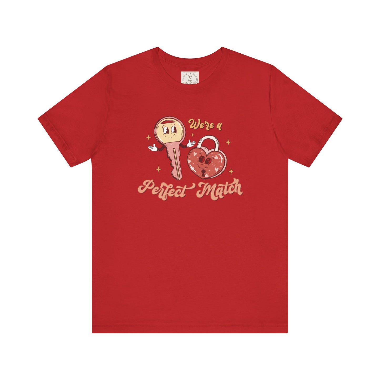We're a perfect match Heart & Key - MamaDeSushi - Women's Favorite Tee