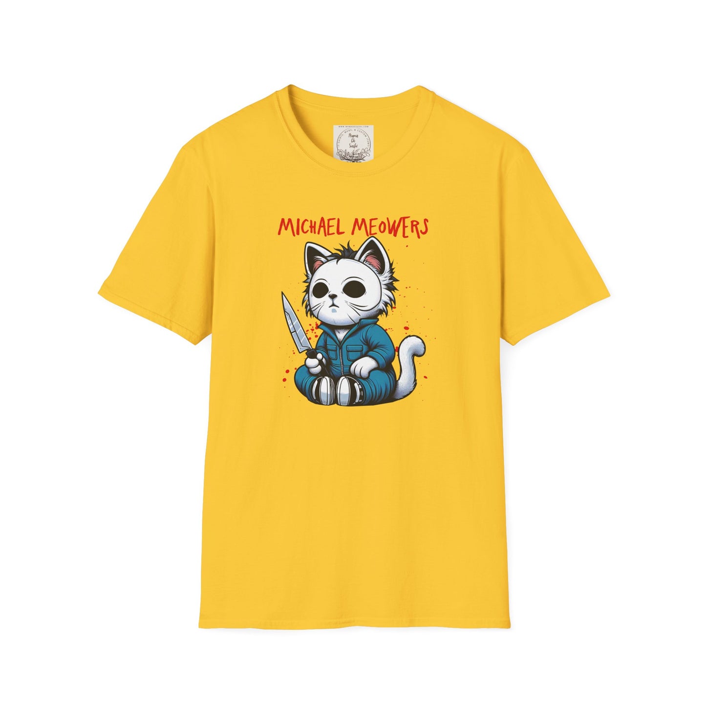 Michael Meowers - Cat - Kitty - MamaDeSushi - Unisex Softstyle T-Shirt