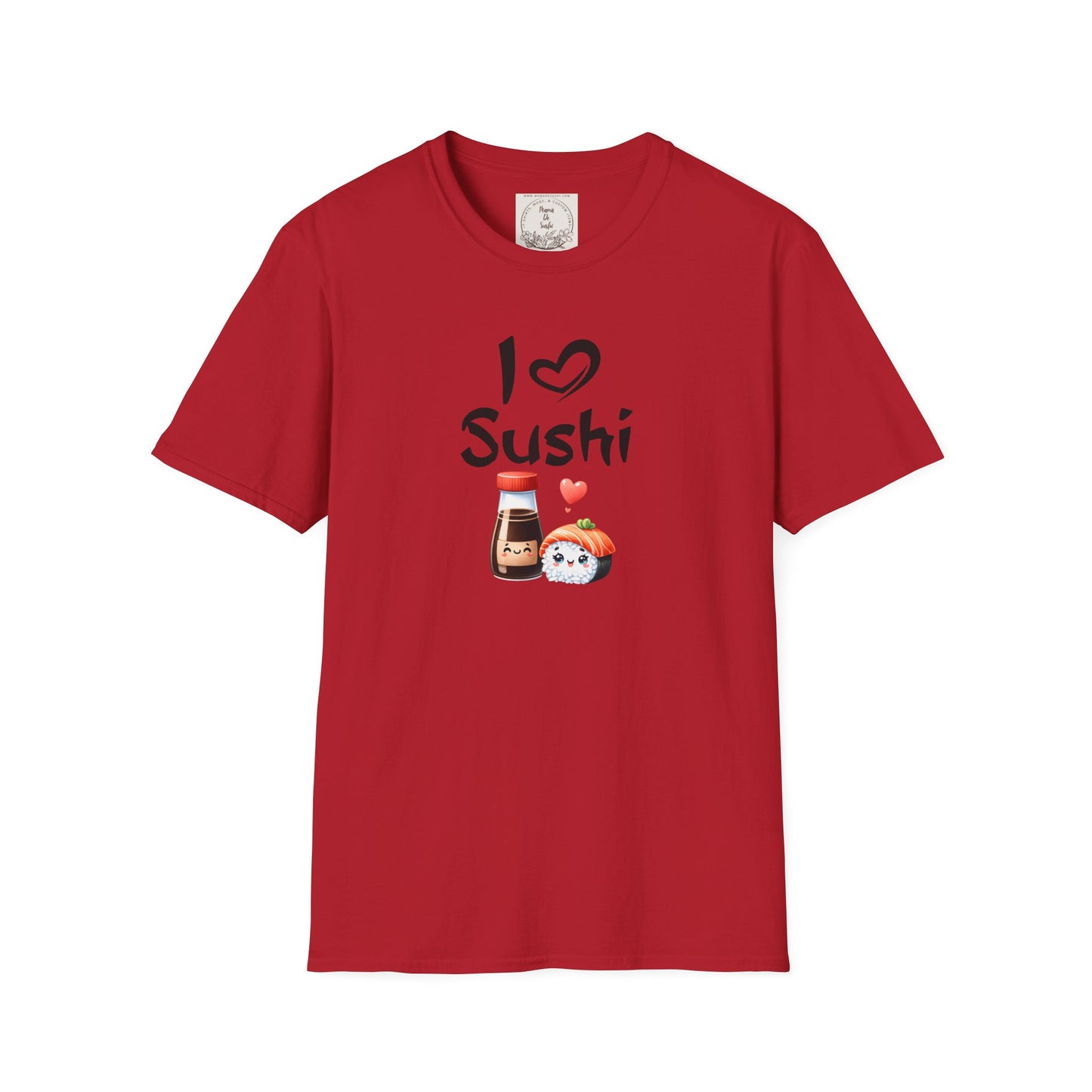 I heart Sushi - MamaDeSushi - Unisex Softstyle T-Shirt