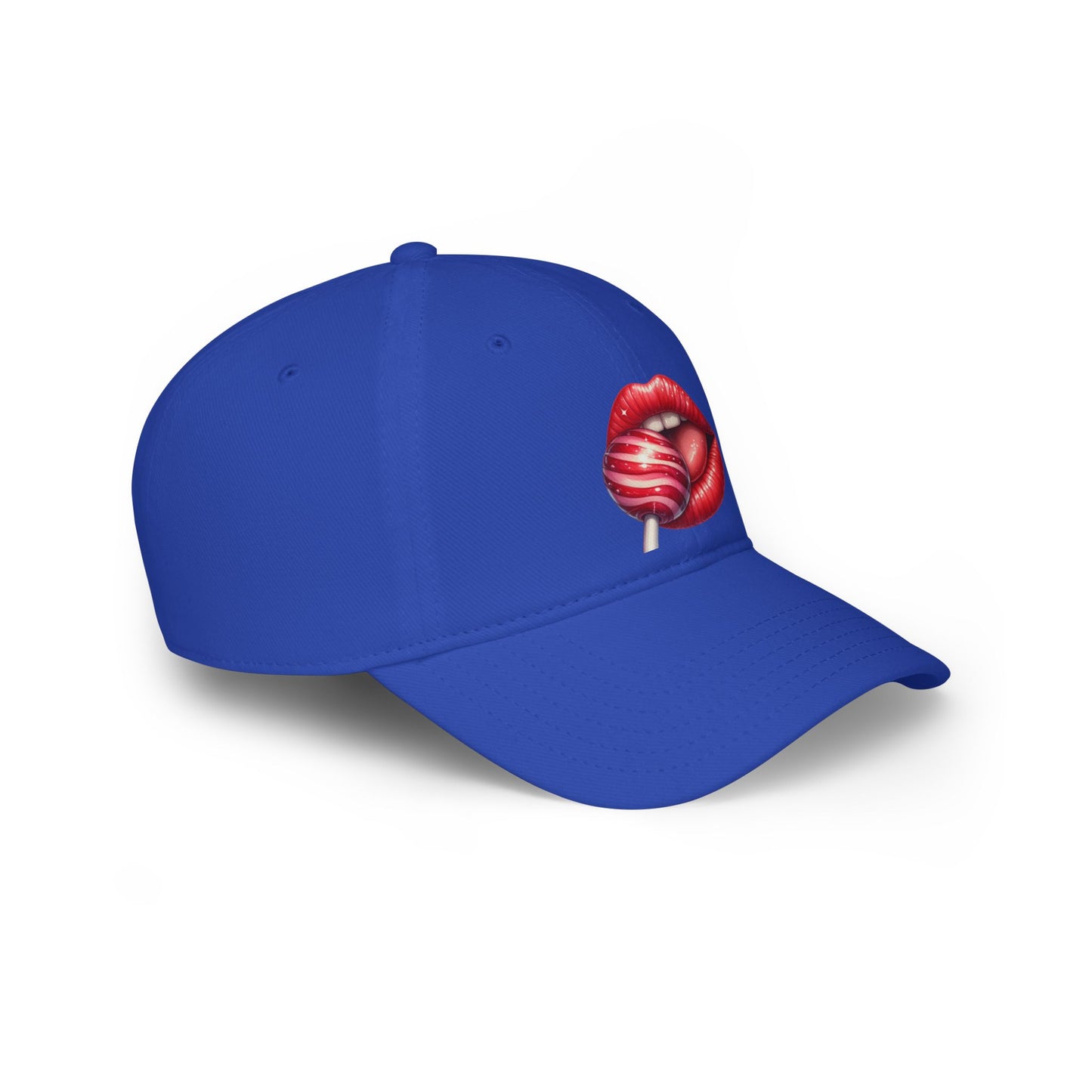 Red Lips Lollipop - Low Profile Baseball Cap
