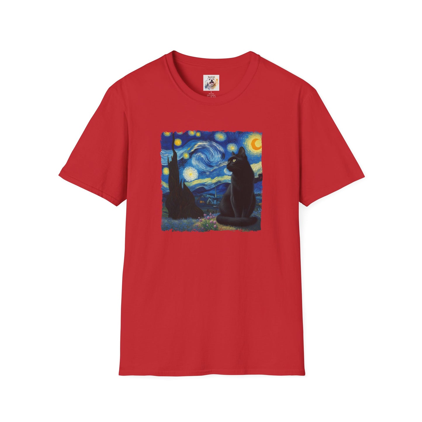 The BlackVang Cat - Kitty - MamaDeSushi - Unisex Softstyle T-Shirt