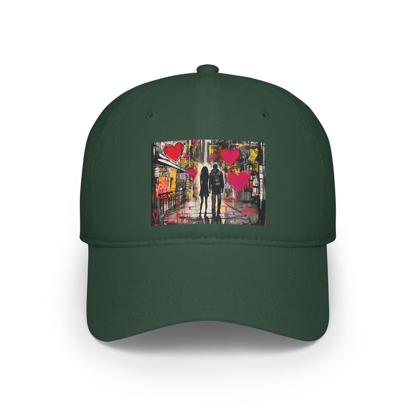 Downtown Graffiti Love - Low Profile Baseball Cap