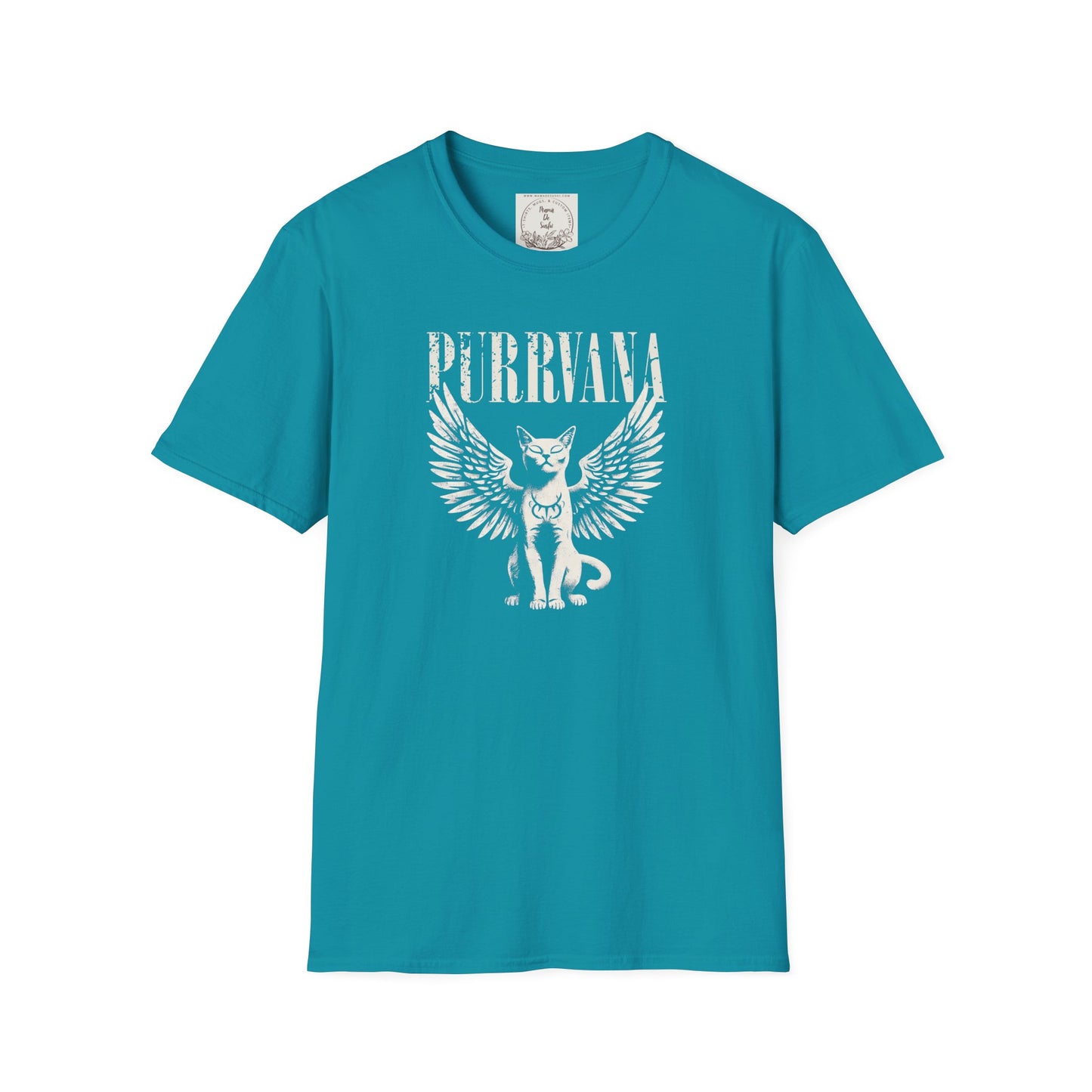 Purrvana - Cat - Kitty - MamaDeSushi - Unisex Softstyle T-Shirt