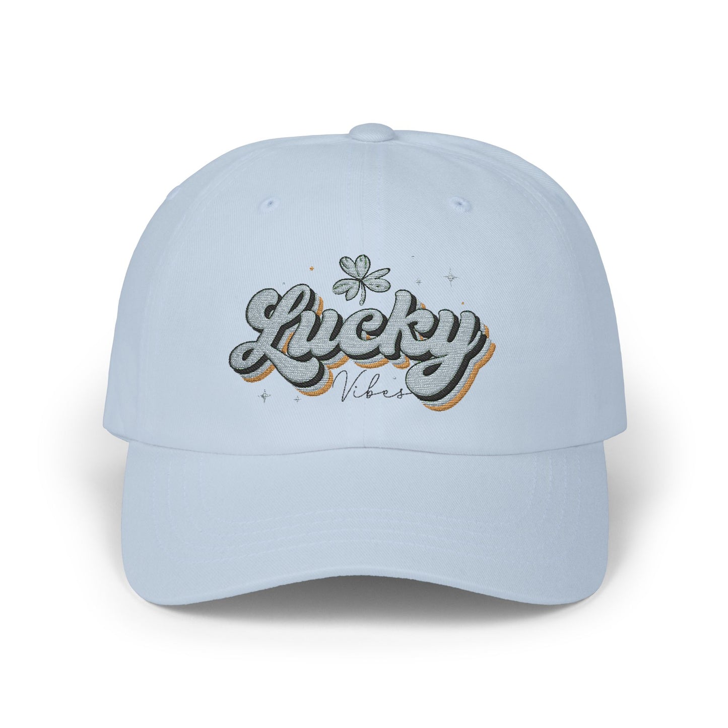 Embroidered Cap, Lucky Design, Vintage Style Hat, Cool Baseball Cap, Men or Woman Gift