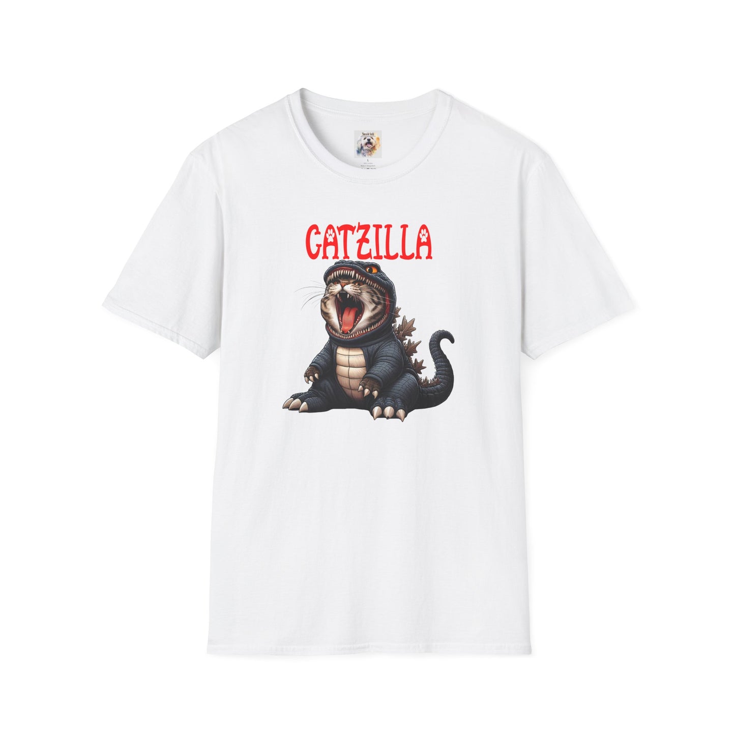 CatZilla - Cat - Kitty - MamaDeSushi - Unisex Softstyle T-Shirt