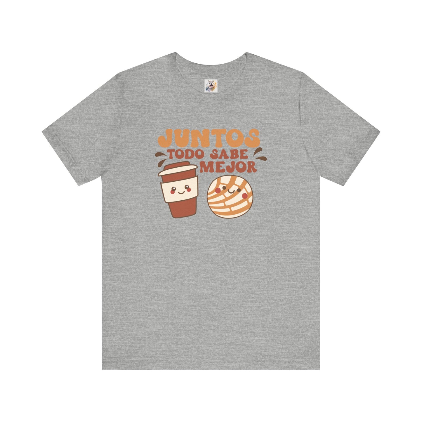 Juntos todo sabe mejor - Cafe y Conchas - MamaDeSushi - Unisex Jersey Short Sleeve Tee