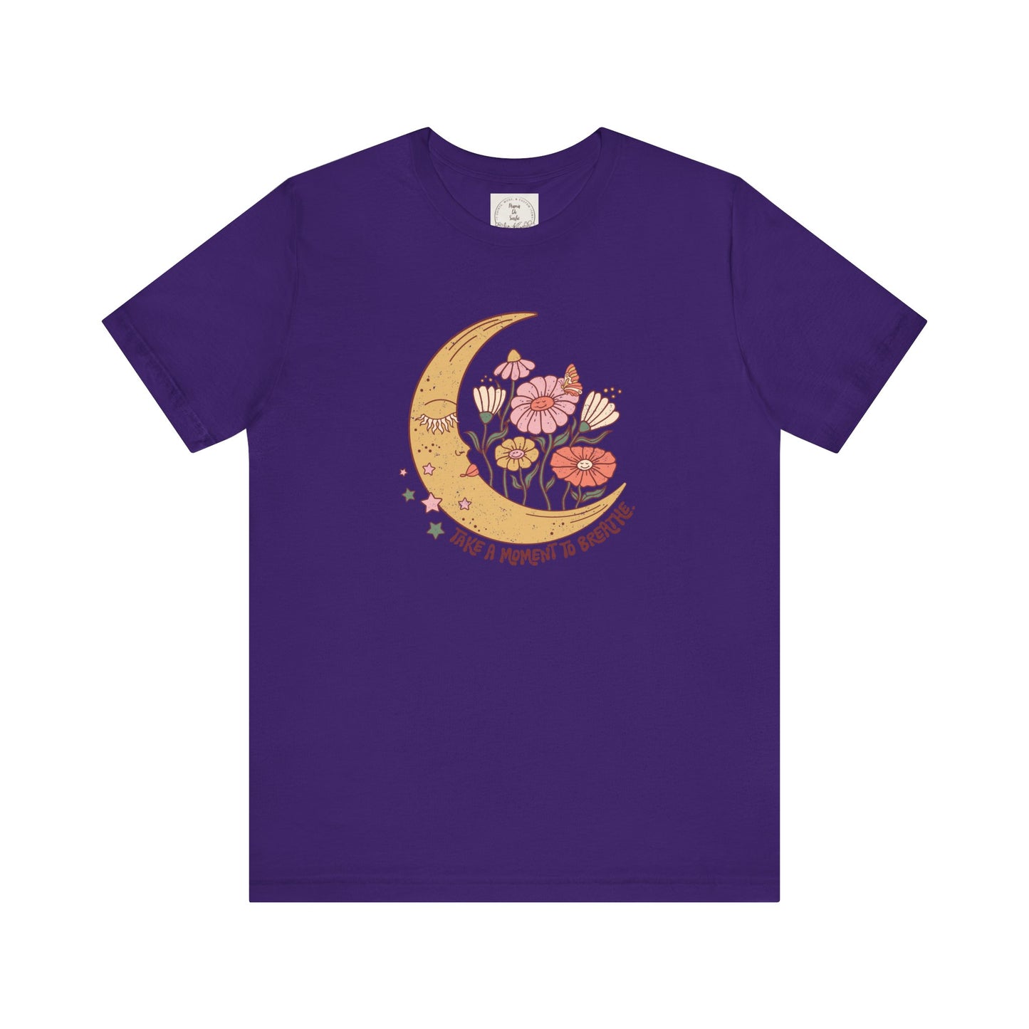 Take a moment to breathe - Boho Retro - MamaDeSushi - Unisex Jersey Short Sleeve Tee
