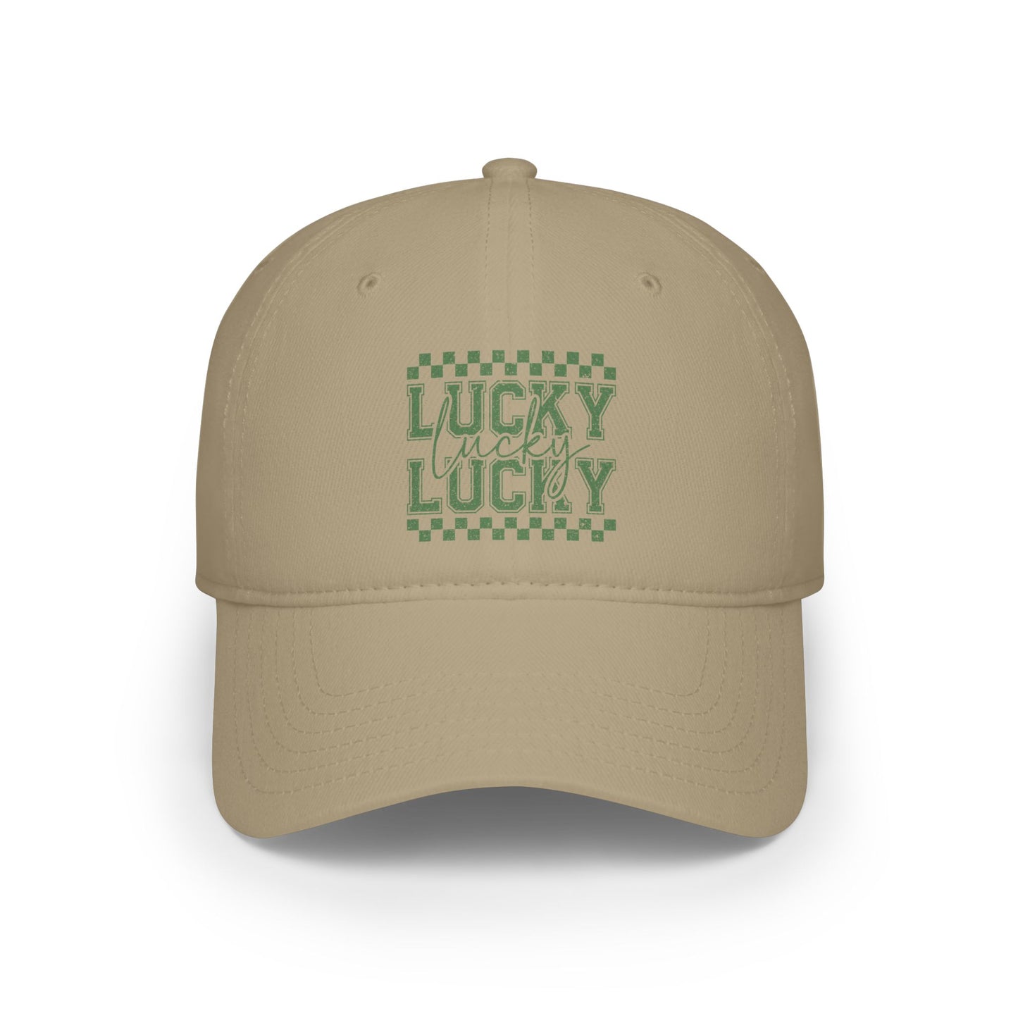 Low Profile Baseball Cap - Lucky Lucky Lucky