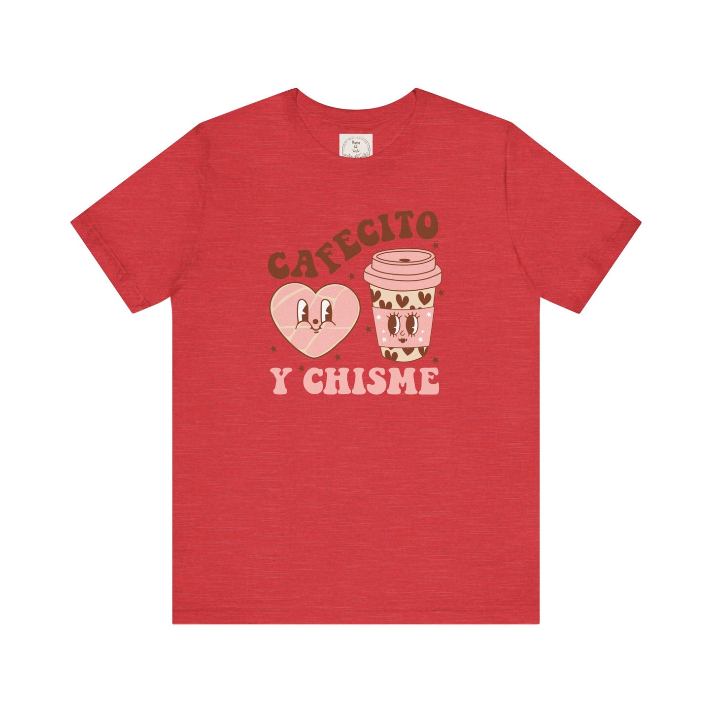 Cafecito y Chisme - Cafe Y Conchas - MamaDeSushi - Unisex Jersey Short Sleeve Tee