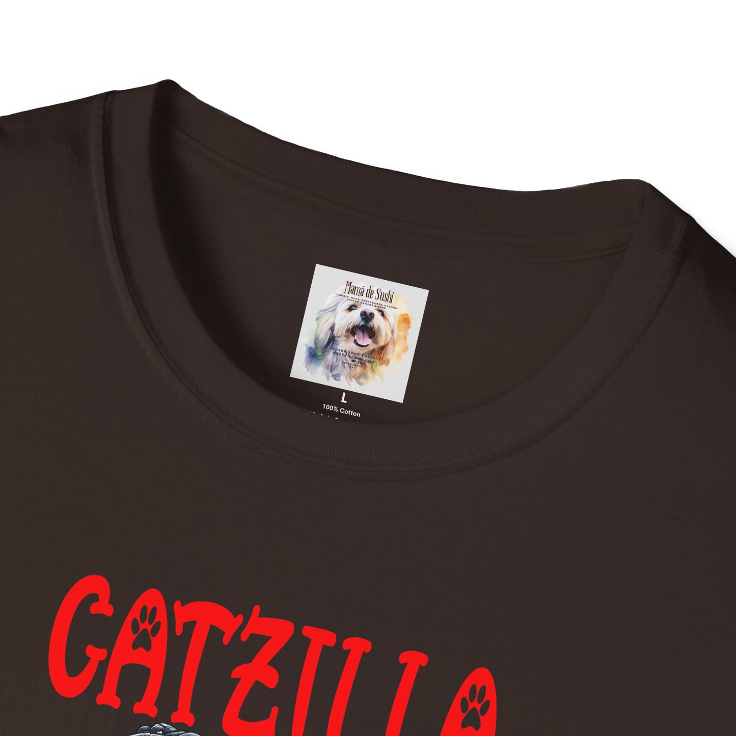CatZilla - Cat - Kitty - MamaDeSushi - Unisex Softstyle T-Shirt