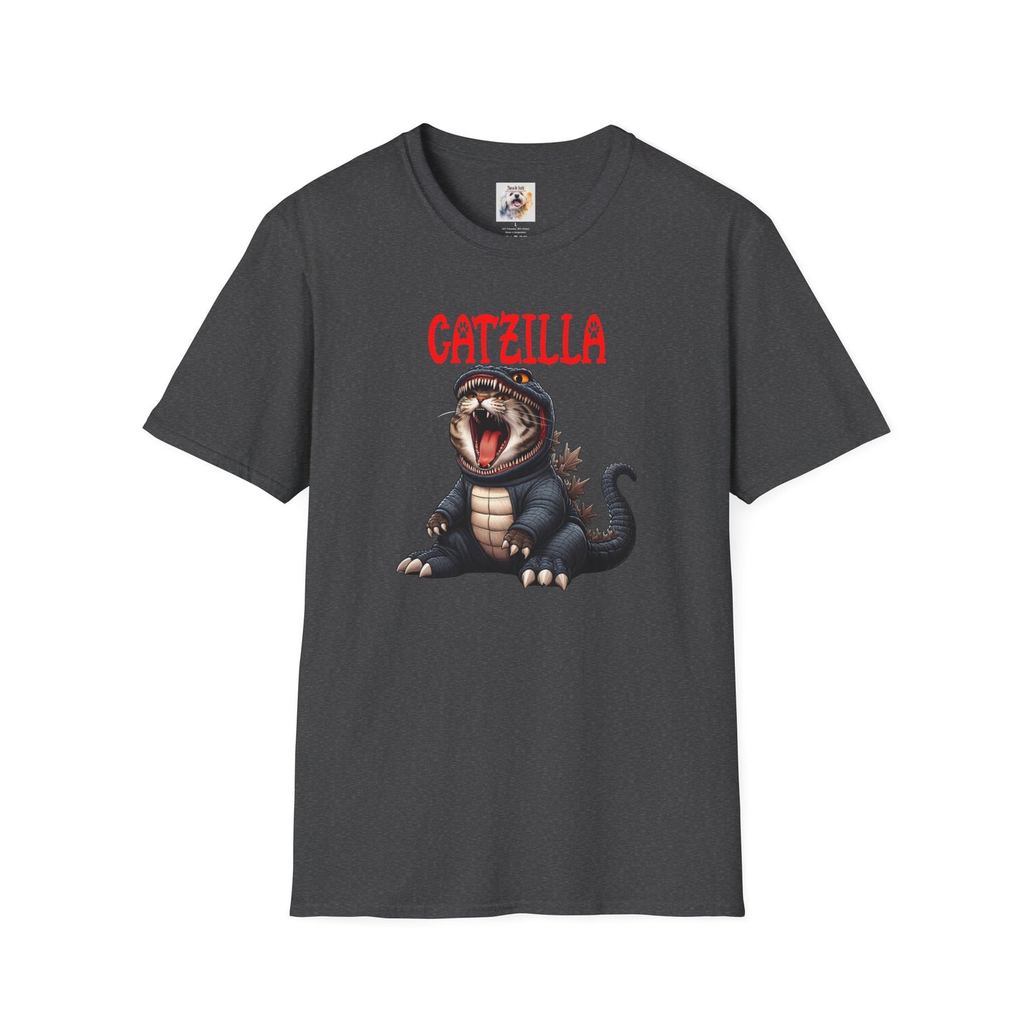 CatZilla - Cat - Kitty - MamaDeSushi - Unisex Softstyle T-Shirt