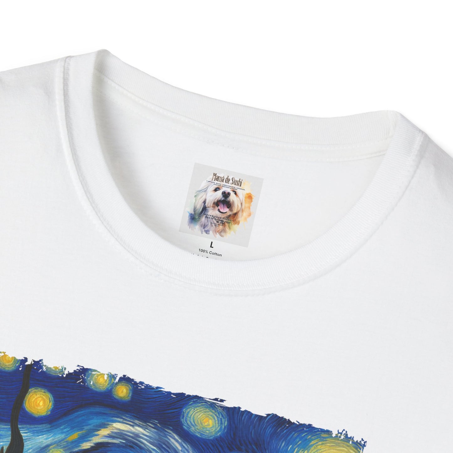 The BlackVang Cat - Kitty - MamaDeSushi - Unisex Softstyle T-Shirt