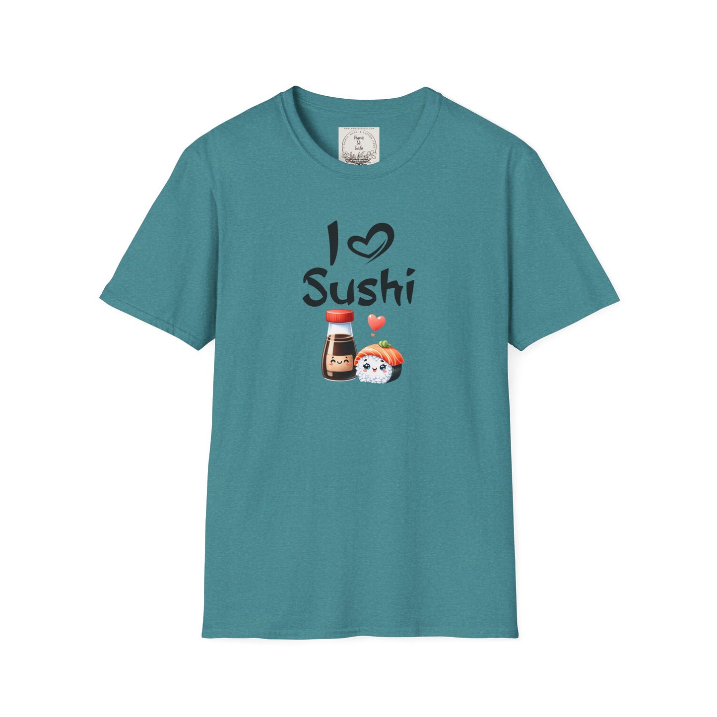 I heart Sushi - MamaDeSushi - Unisex Softstyle T-Shirt