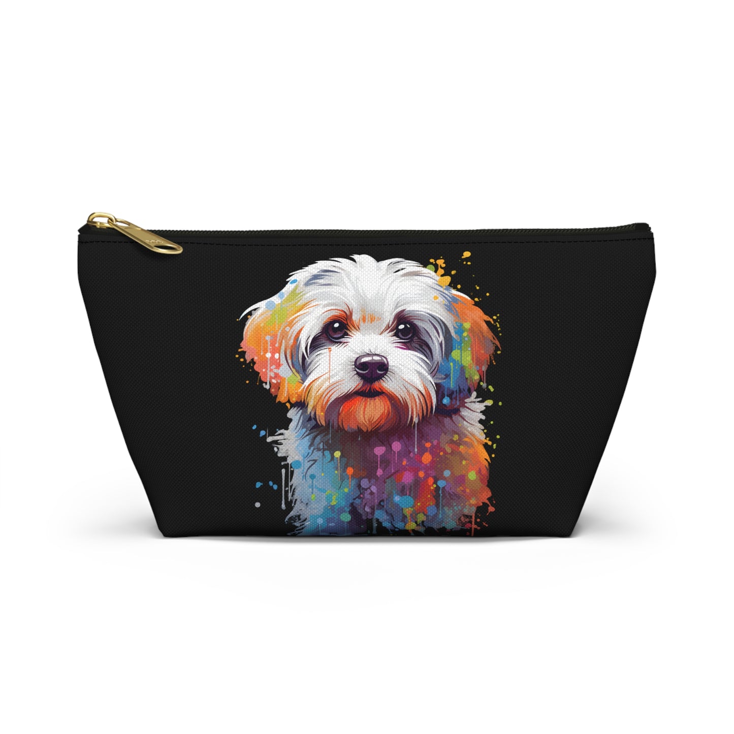 Splish Splash Maltese - MamaDeSushi - Accessory Pouch w T-bottom