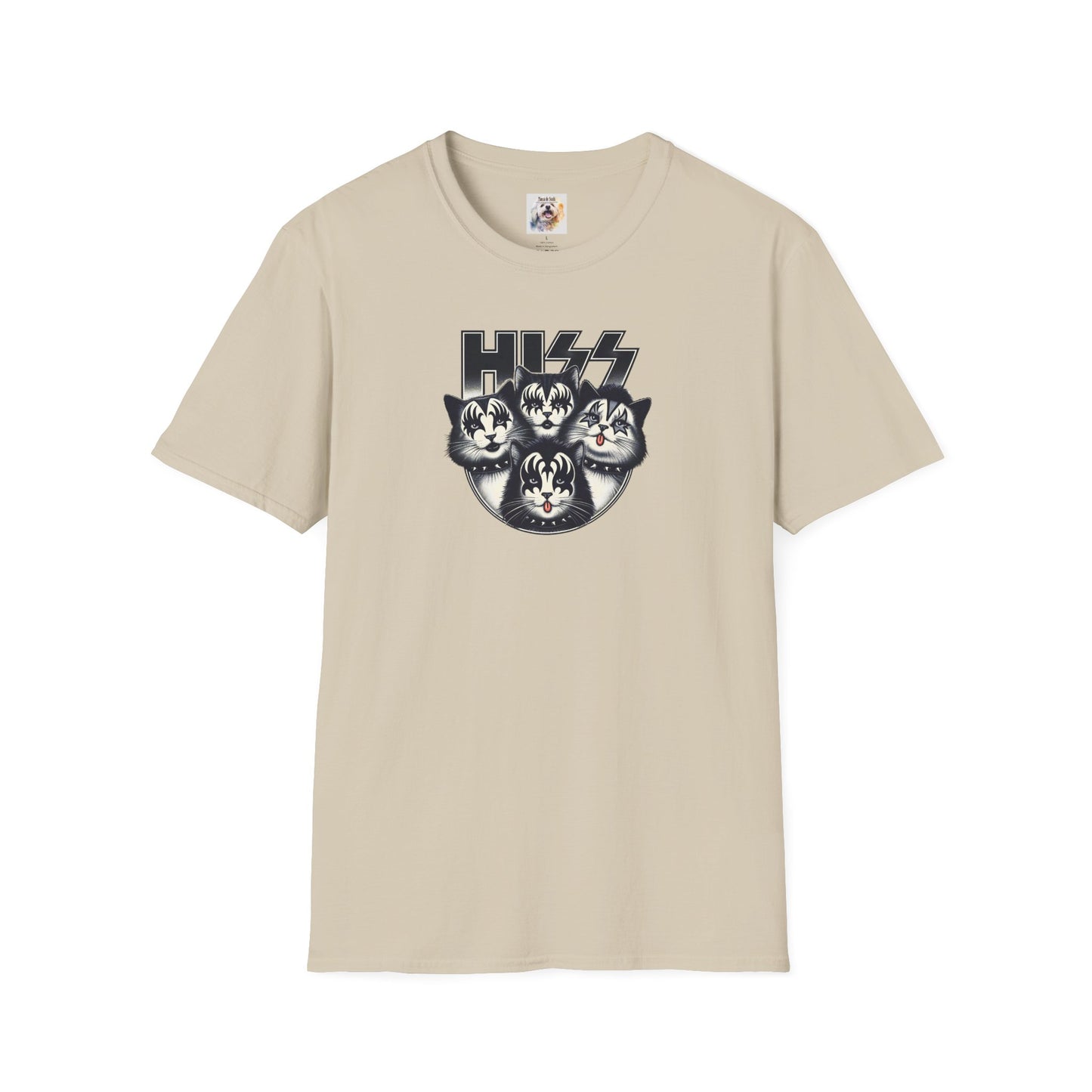 HIZZ - Cat - Kitty - MamaDeSushi - Unisex Softstyle T-Shirt