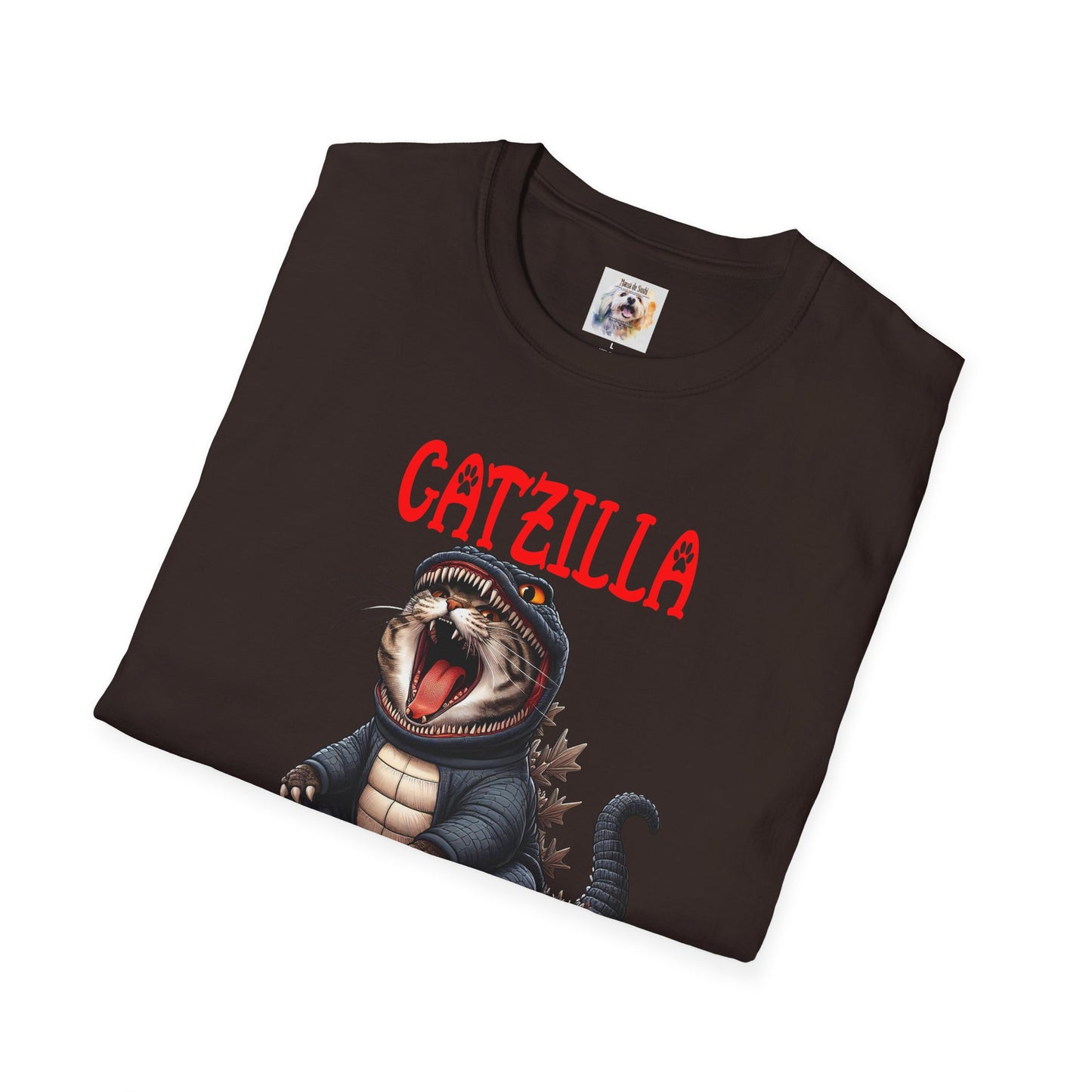 CatZilla - Cat - Kitty - MamaDeSushi - Unisex Softstyle T-Shirt