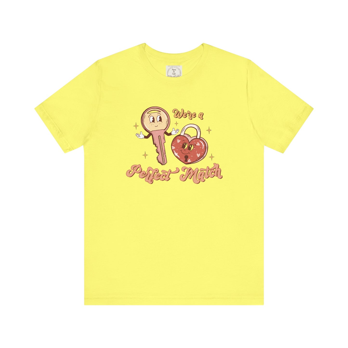 We're a perfect match Heart & Key - MamaDeSushi - Women's Favorite Tee