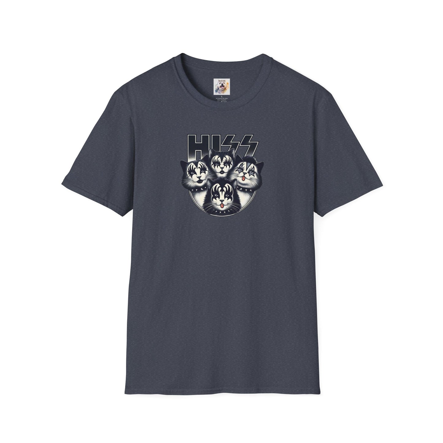 HIZZ - Cat - Kitty - MamaDeSushi - Unisex Softstyle T-Shirt