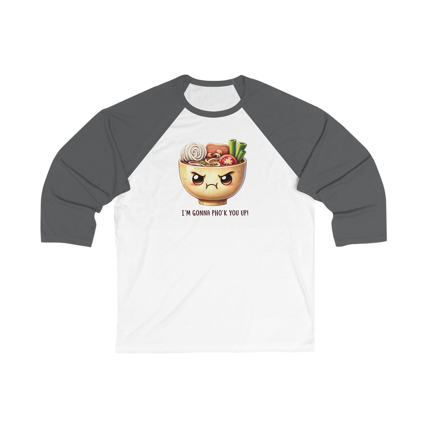 Unisex Baseball Tee, Funny Pho Noodle Soup Shirt, Foodie Gift, Vietnamese Cuisine, Asian Food Top, Hipster Clothing