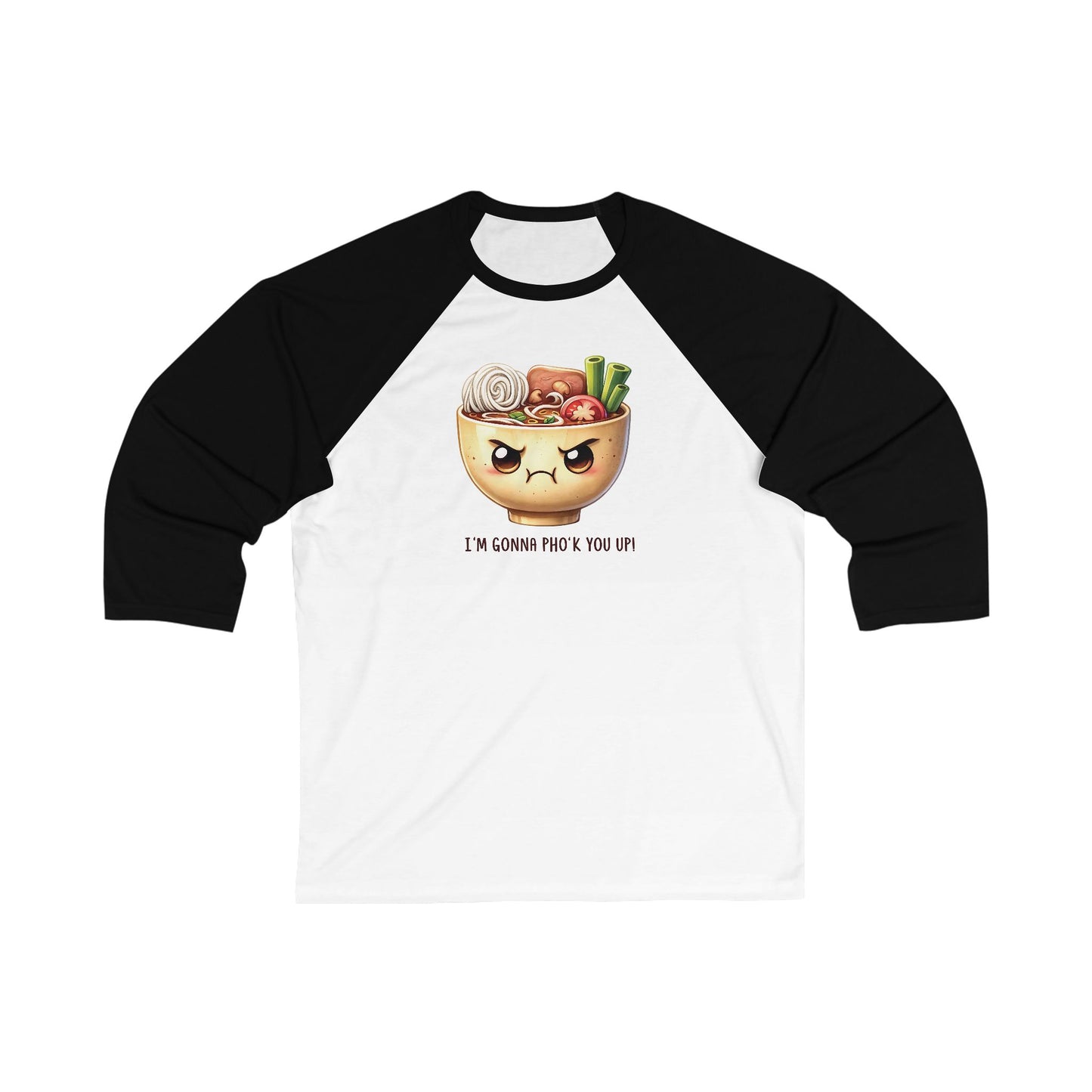 Unisex Baseball Tee, Funny Pho Noodle Soup Shirt, Foodie Gift, Vietnamese Cuisine, Asian Food Top, Hipster Clothing