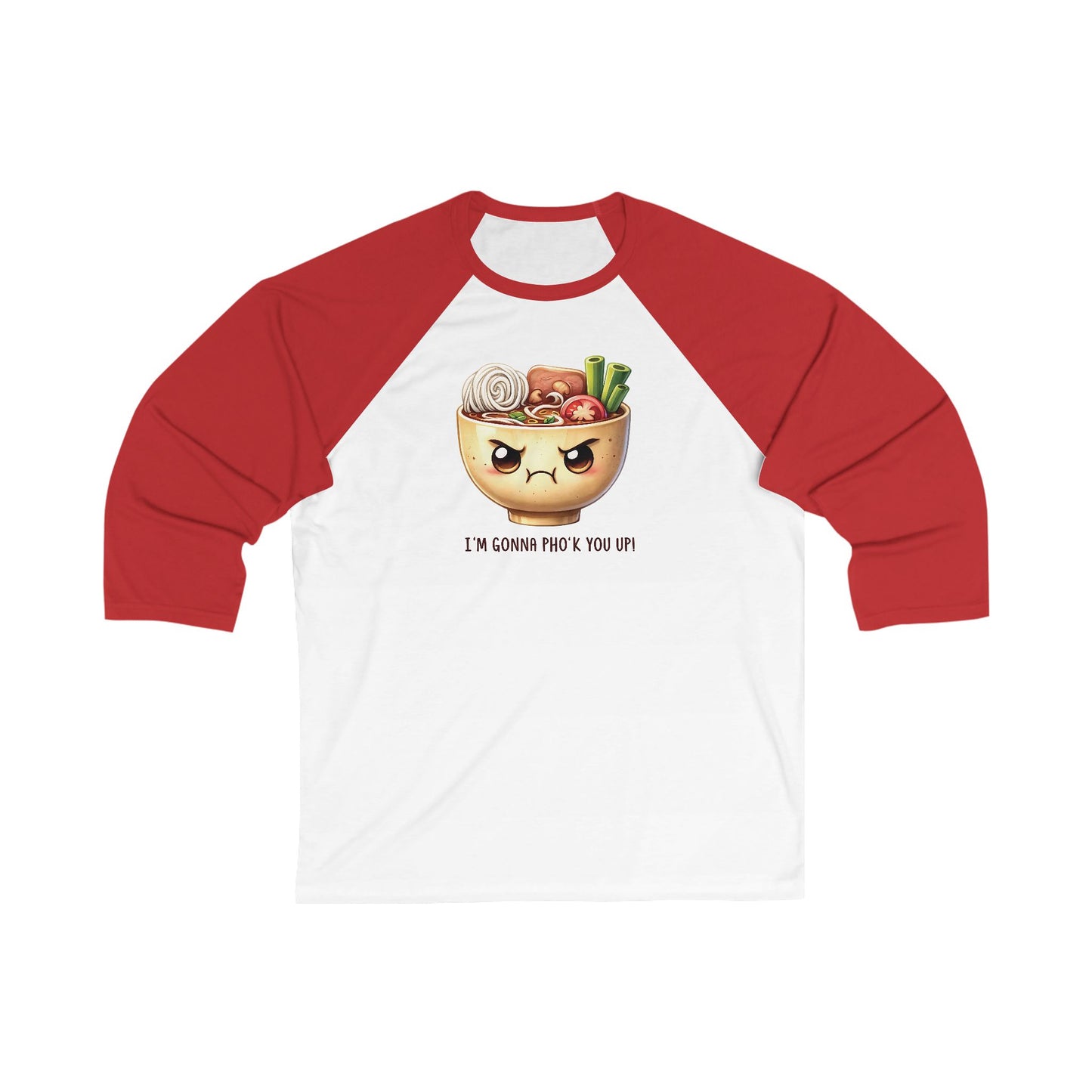 Unisex Baseball Tee, Funny Pho Noodle Soup Shirt, Foodie Gift, Vietnamese Cuisine, Asian Food Top, Hipster Clothing
