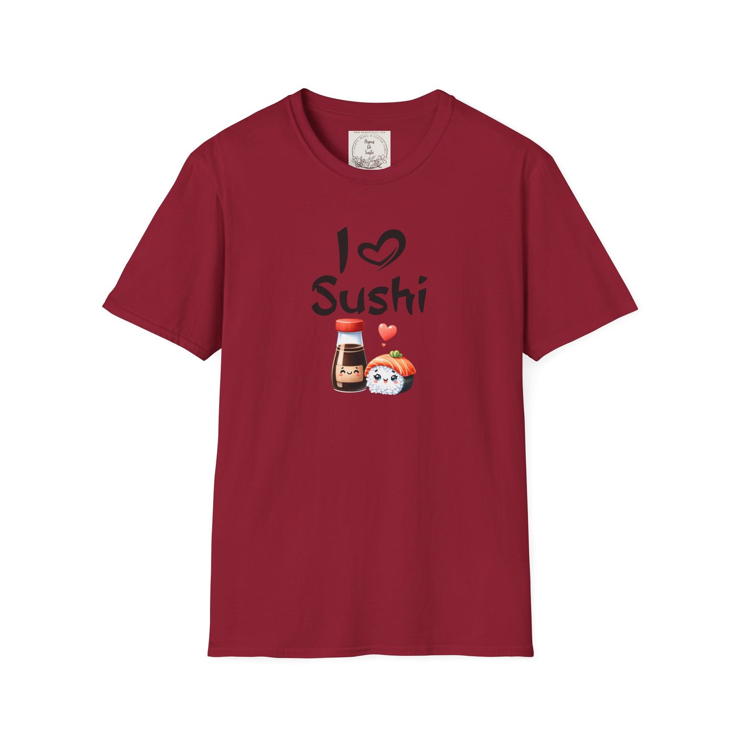 I heart Sushi - MamaDeSushi - Unisex Softstyle T-Shirt