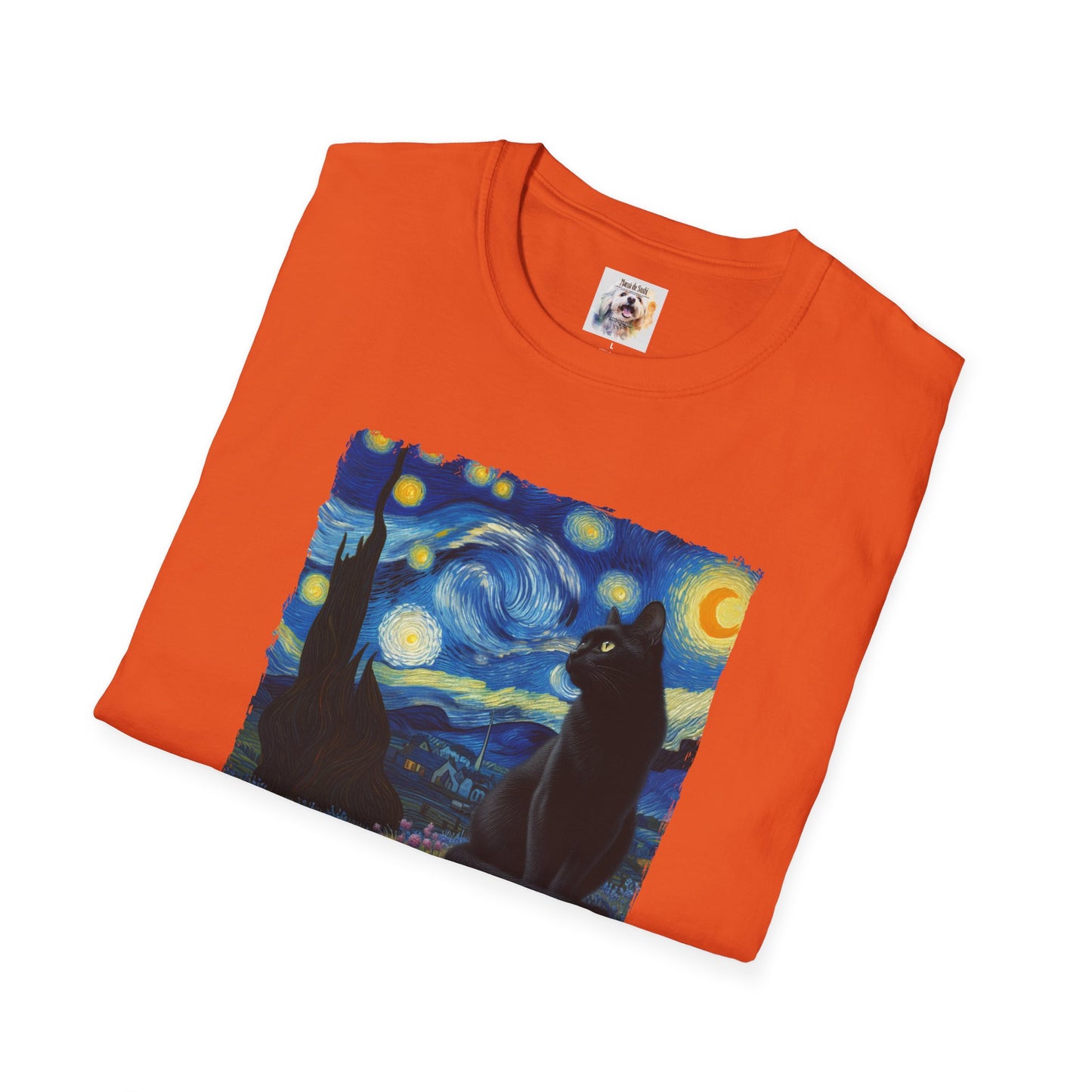 The BlackVang Cat - Kitty - MamaDeSushi - Unisex Softstyle T-Shirt