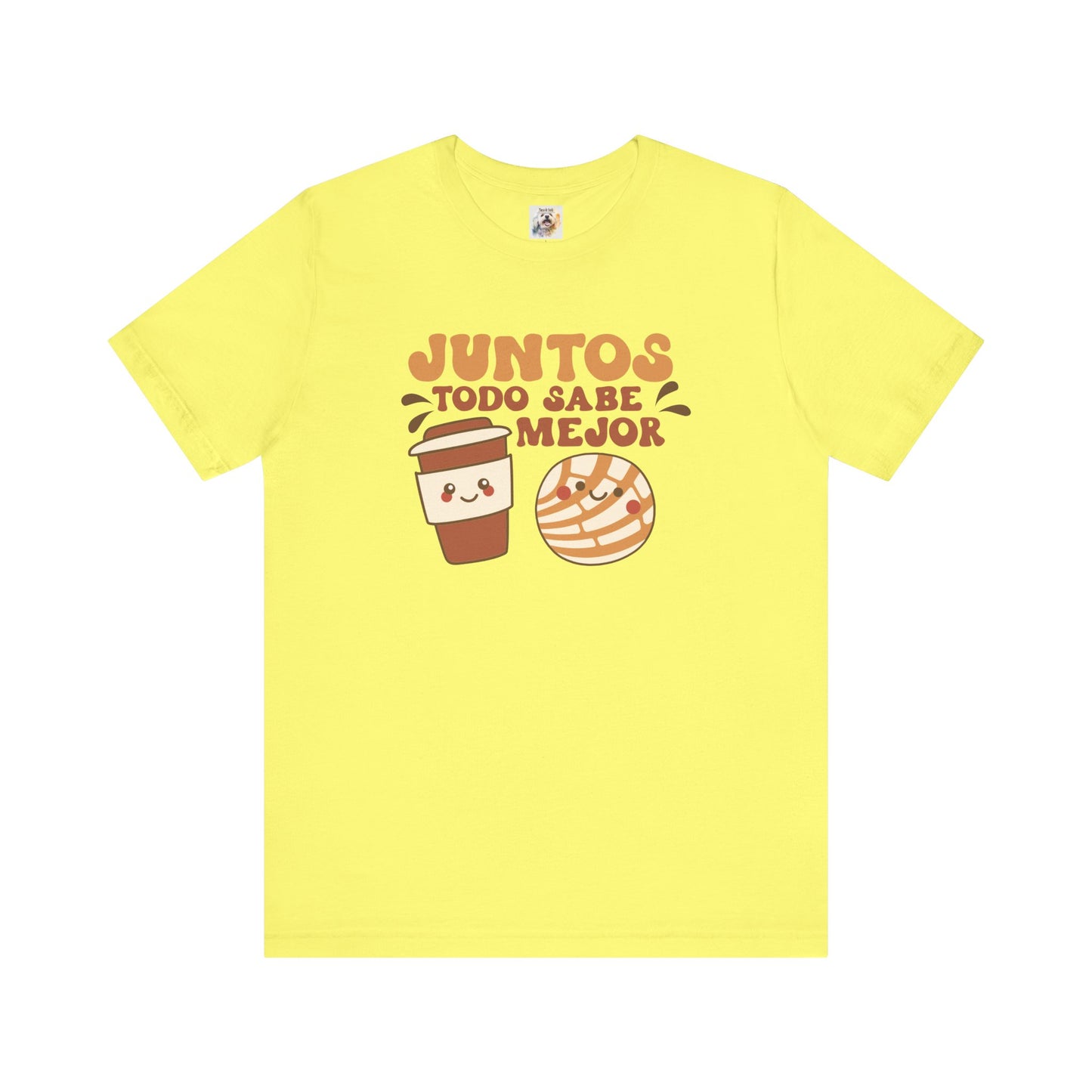 Juntos todo sabe mejor - Cafe y Conchas - MamaDeSushi - Unisex Jersey Short Sleeve Tee