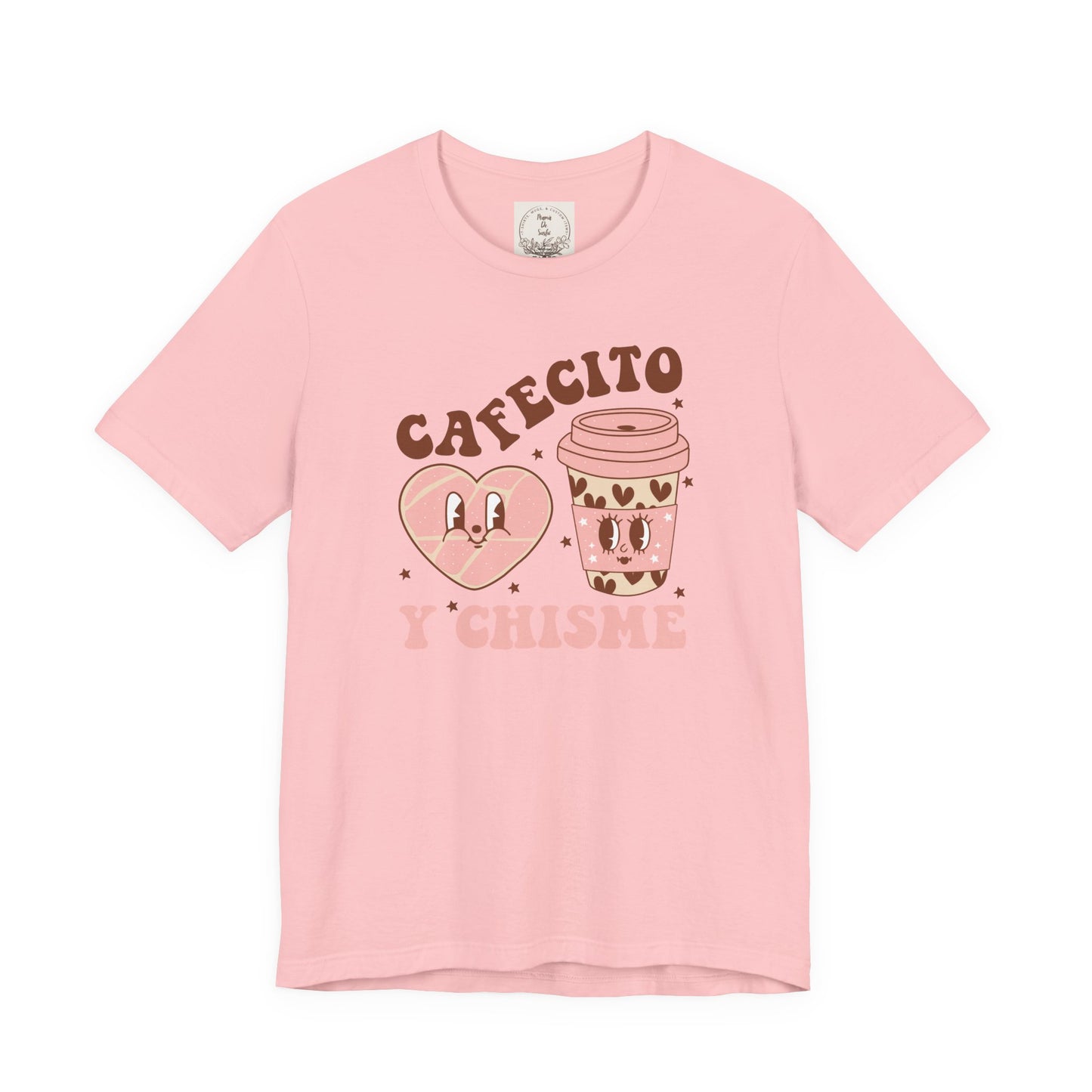 Cafecito y Chisme - Cafe Y Conchas - MamaDeSushi - Unisex Jersey Short Sleeve Tee