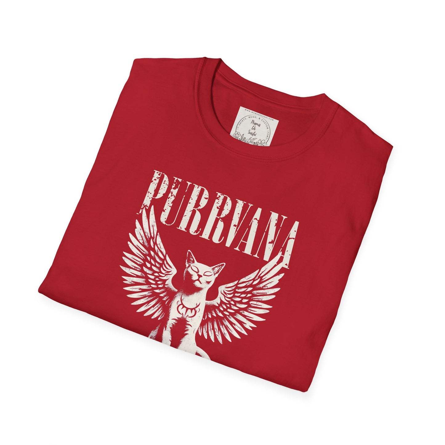 Purrvana - Cat - Kitty - MamaDeSushi - Unisex Softstyle T-Shirt