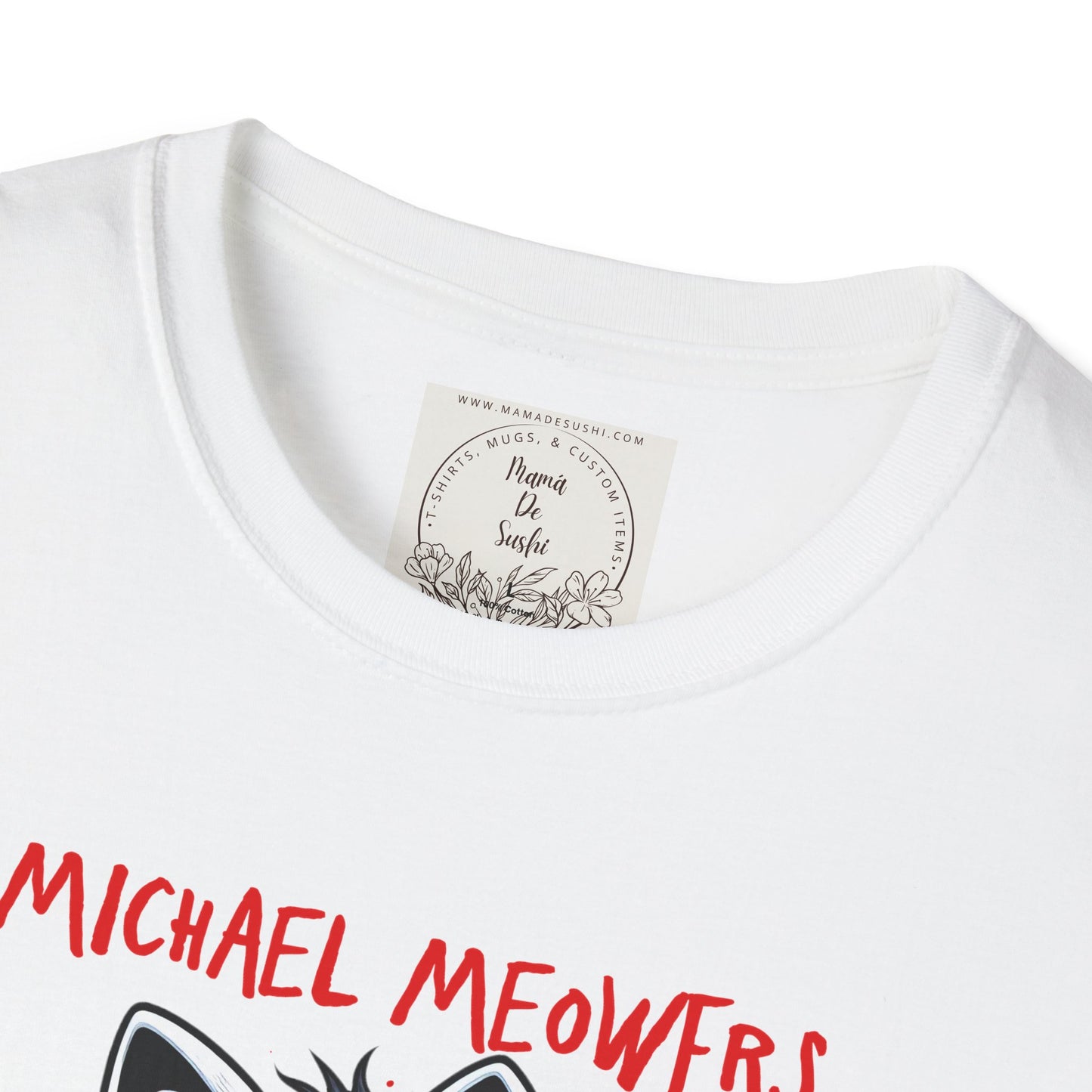Michael Meowers - Cat - Kitty - MamaDeSushi - Unisex Softstyle T-Shirt
