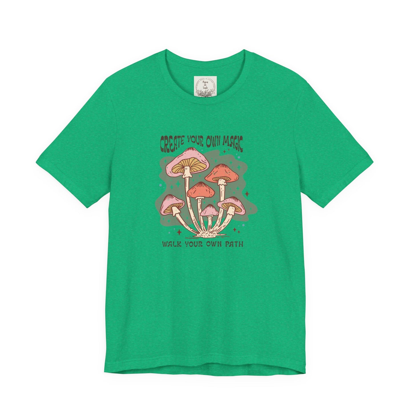 Create your own Magic walk your own path - Boho Retro - MamaDeSushi - Unisex Jersey Short Sleeve Tee