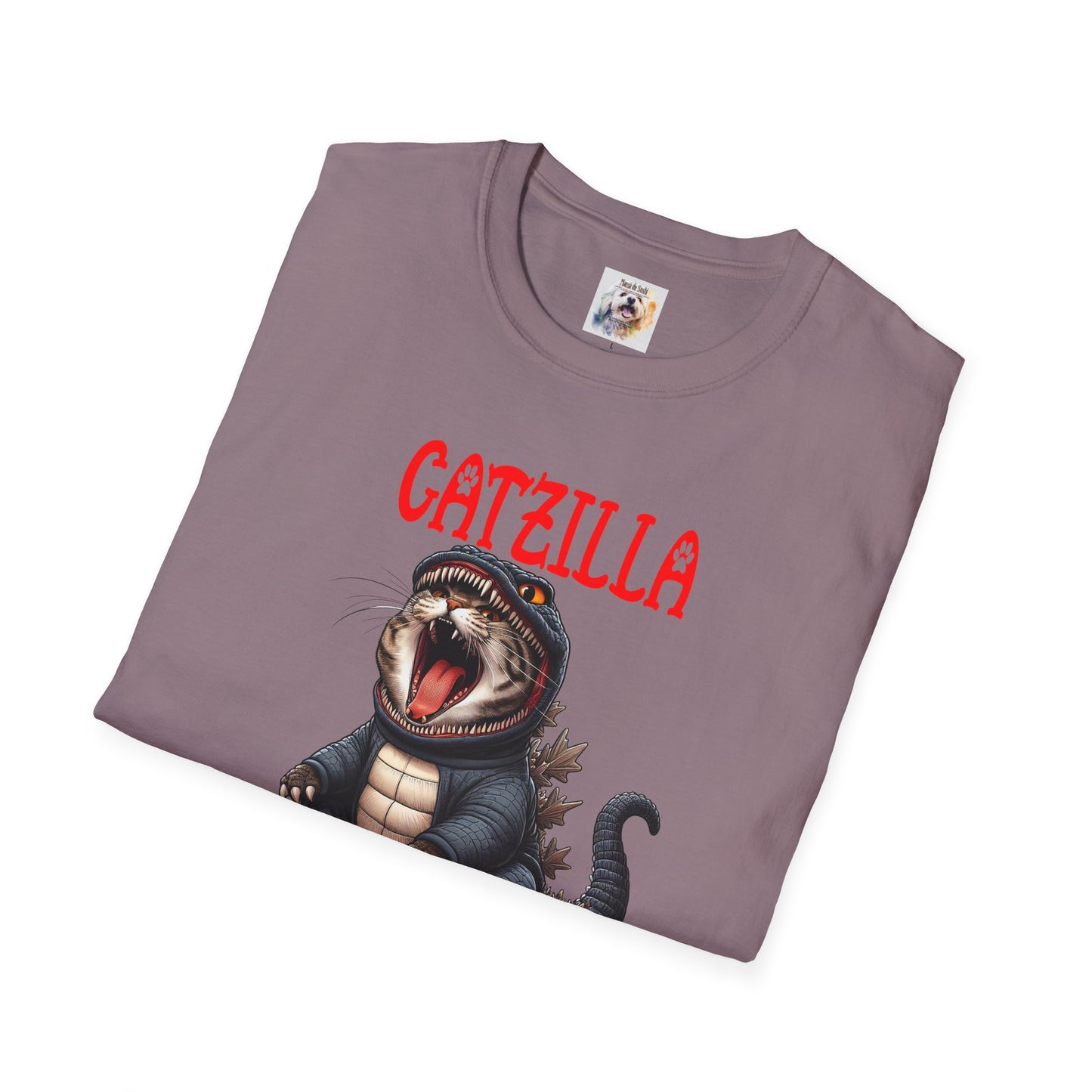 CatZilla - Cat - Kitty - MamaDeSushi - Unisex Softstyle T-Shirt