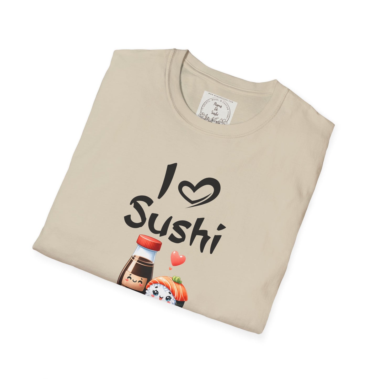I heart Sushi - MamaDeSushi - Unisex Softstyle T-Shirt