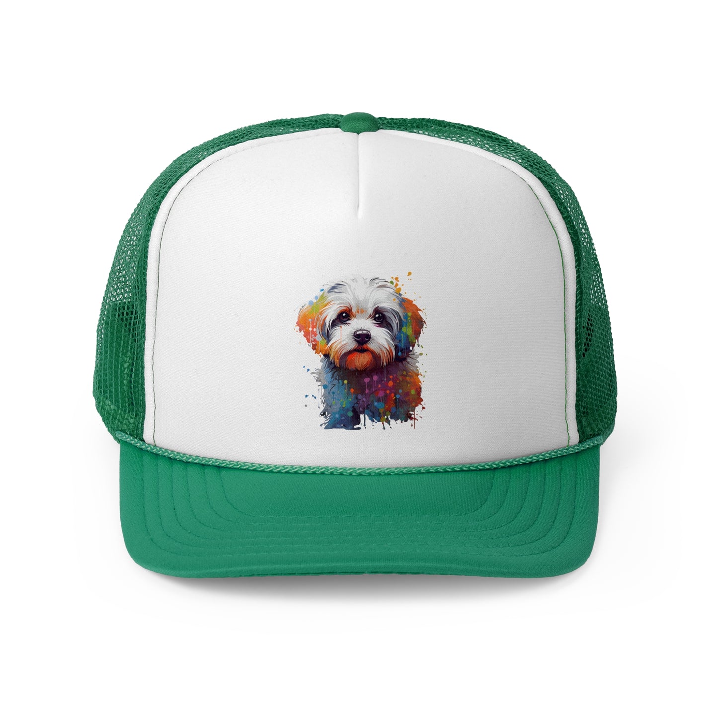 Splish Splash Maltese - MamaDeSushi - Trucker Caps