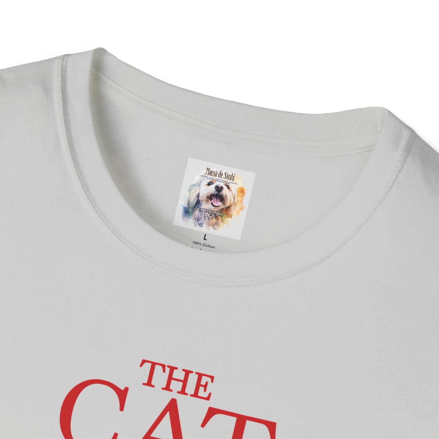 Cat Kitty Unisex Softstyle T-Shirt Nun Design