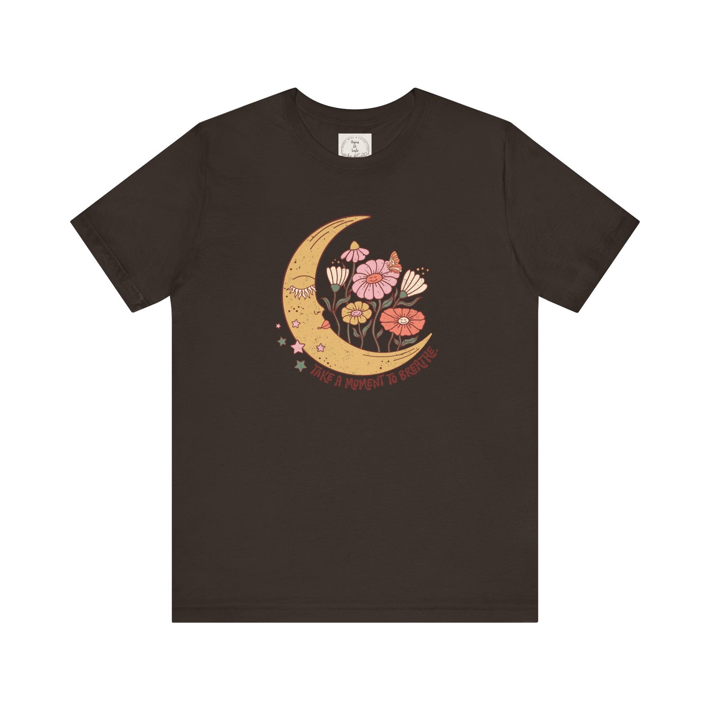 Take a moment to breathe - Boho Retro - MamaDeSushi - Unisex Jersey Short Sleeve Tee
