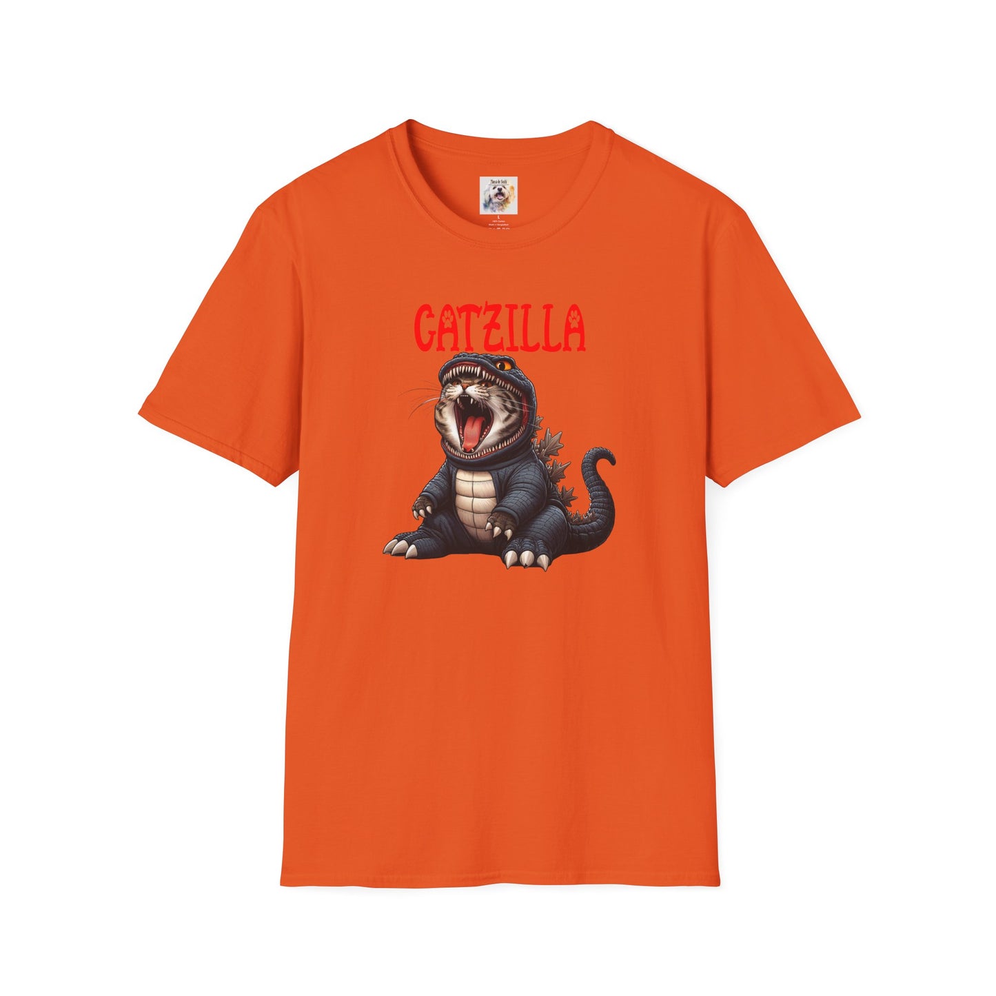 CatZilla - Cat - Kitty - MamaDeSushi - Unisex Softstyle T-Shirt