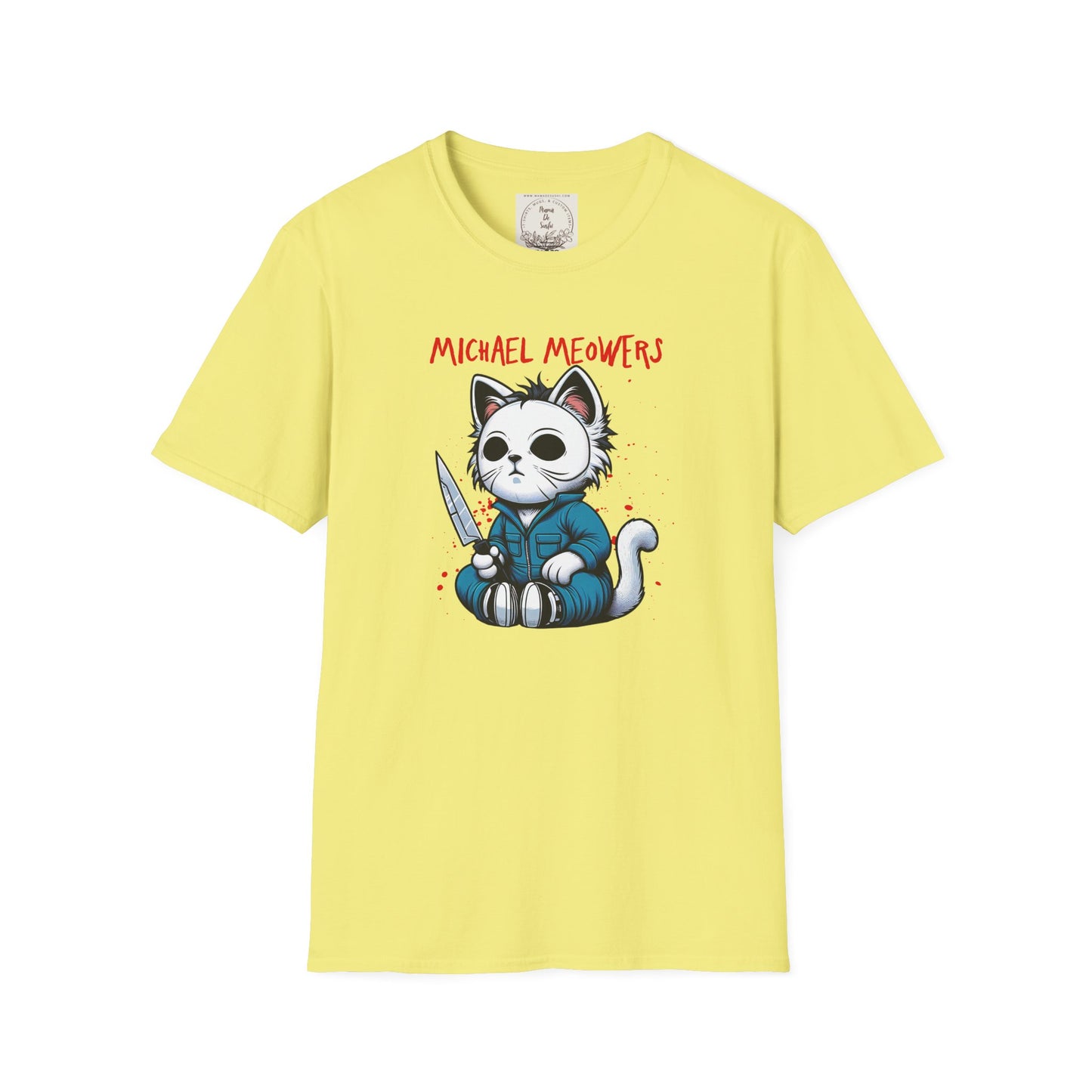 Michael Meowers - Cat - Kitty - MamaDeSushi - Unisex Softstyle T-Shirt