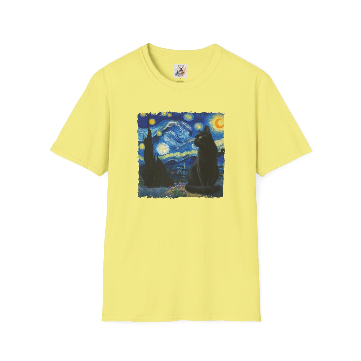 The BlackVang Cat - Kitty - MamaDeSushi - Unisex Softstyle T-Shirt