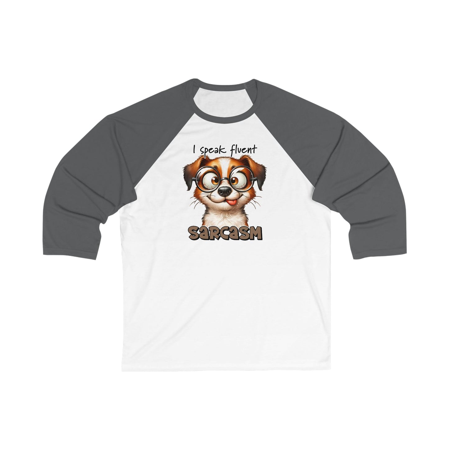 Funny Dog Lover Unisex Baseball Tee, Sarcasm Speaking Pet Owner Shirt, Humorous Animal Graphic Raglan Top, Comfy Tee For Dog Moms and Dads,