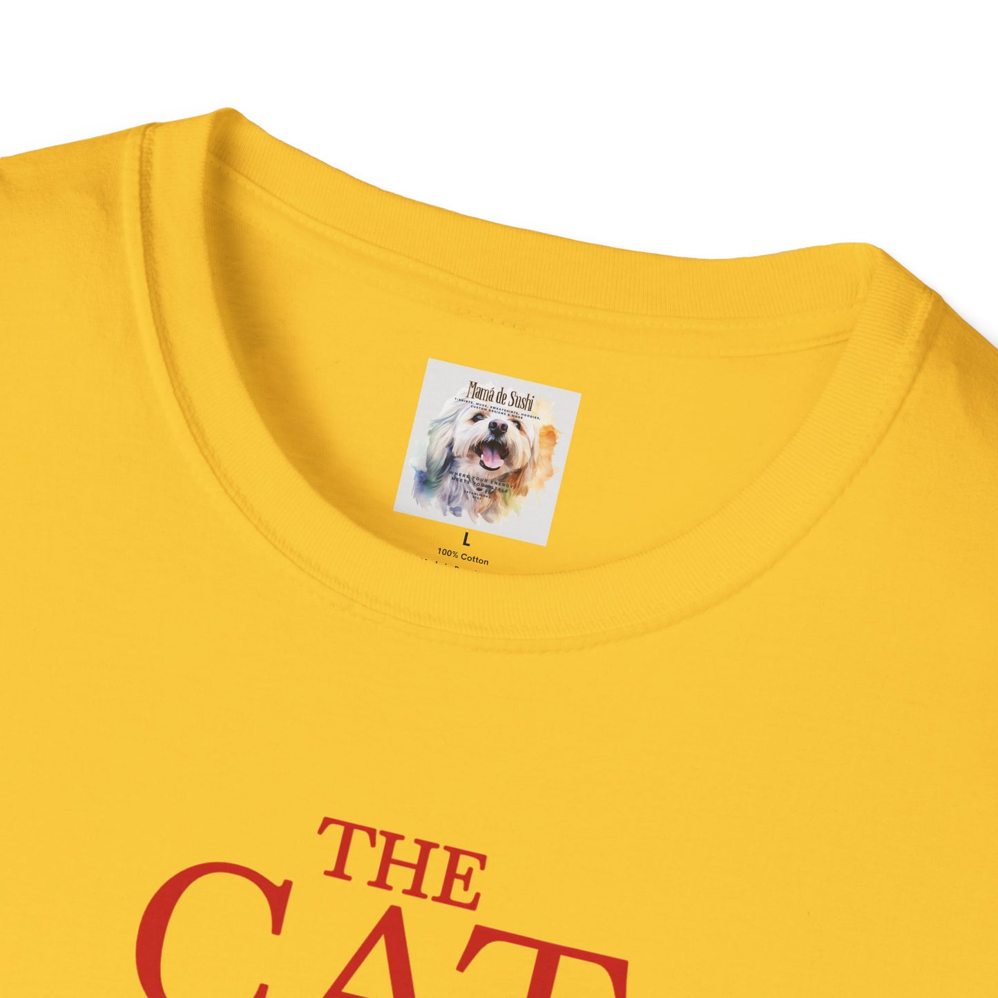 Cat Kitty Unisex Softstyle T-Shirt Nun Design