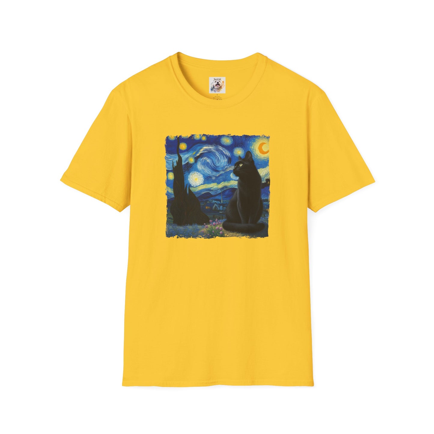The BlackVang Cat - Kitty - MamaDeSushi - Unisex Softstyle T-Shirt