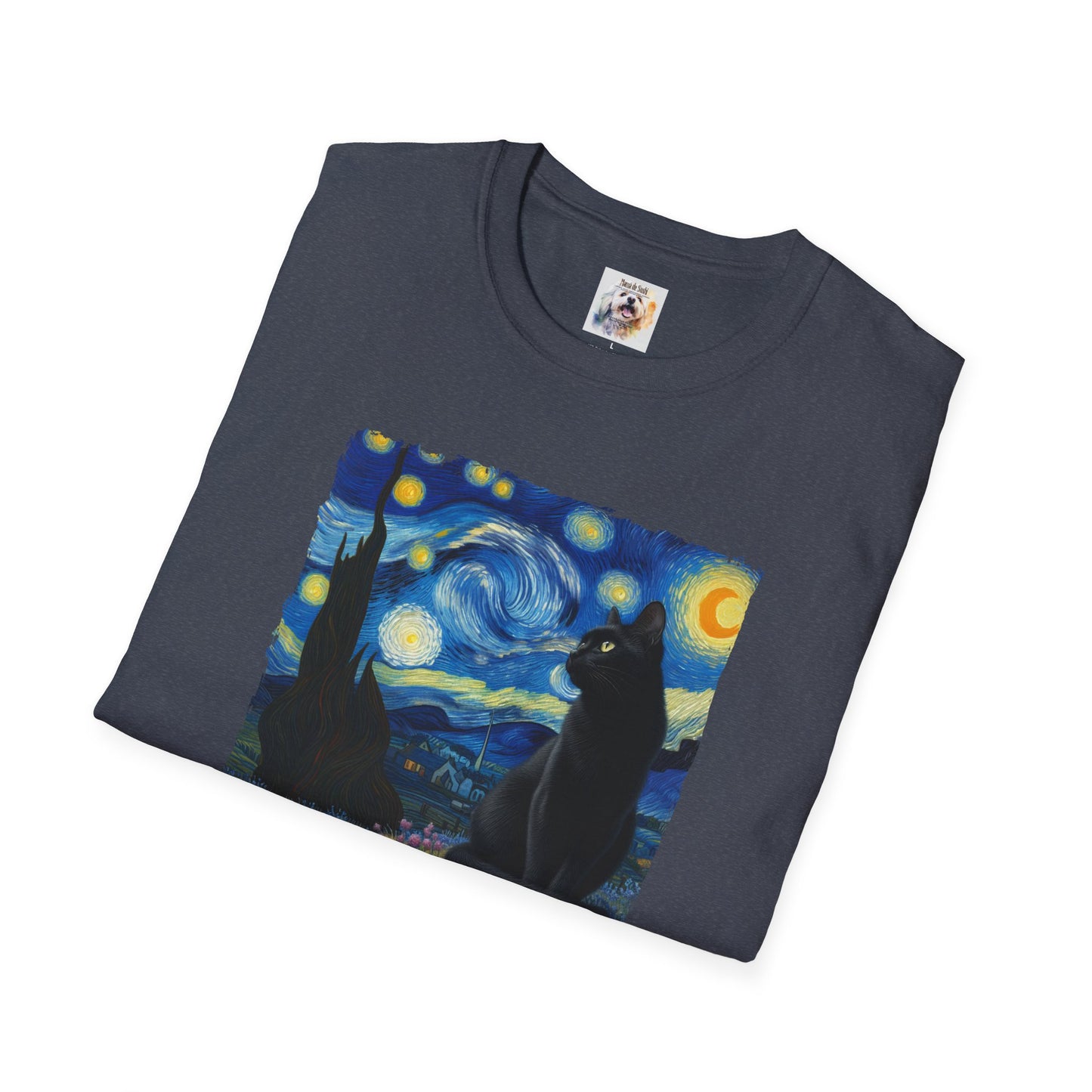 The BlackVang Cat - Kitty - MamaDeSushi - Unisex Softstyle T-Shirt