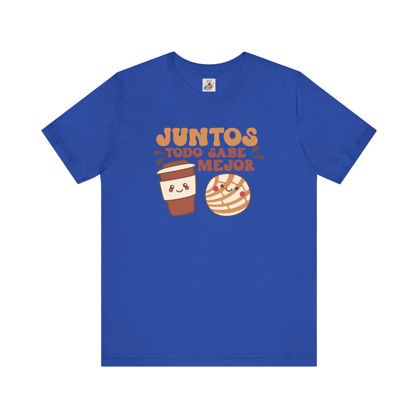 Juntos todo sabe mejor - Cafe y Conchas - MamaDeSushi - Unisex Jersey Short Sleeve Tee
