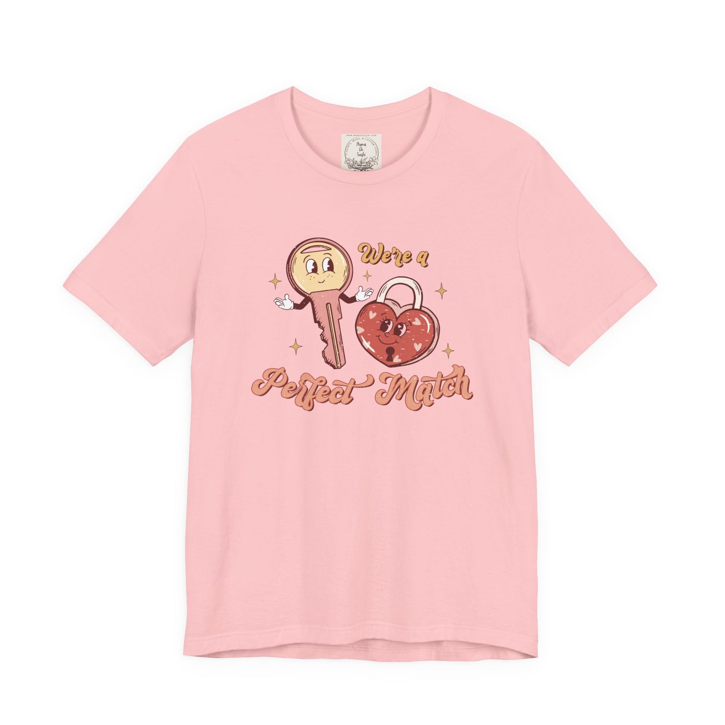 We're a perfect match Heart & Key - MamaDeSushi - Women's Favorite Tee